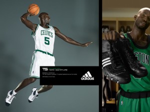 Boston Celtics’ Kevin Garnett for Adidas.